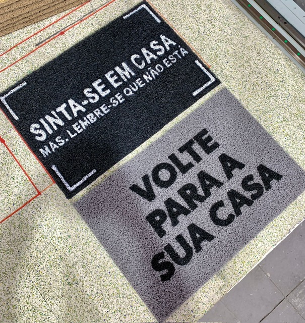 Capacho Cotidiano — Sinta-se em casa / Volte para a sua casa
